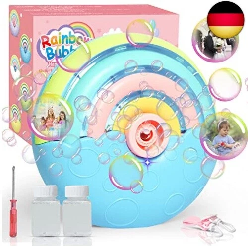 Panacare Automatische Seifenblasenmaschine, Tragbares Regenbogen Blasenmaschine - Bild 1 von 7