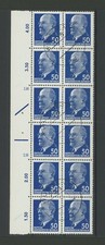 DDR ULBRICHT 937 b X y I RAND-12er-BLOCK Bf1 gest. m6514