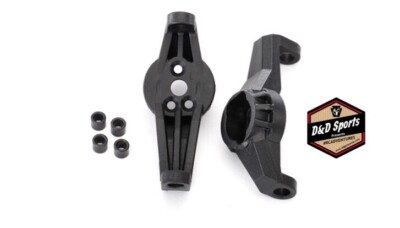 Traxxas 8232 Caster blocks (portal drive), left & right/ kingpin bushings (4)