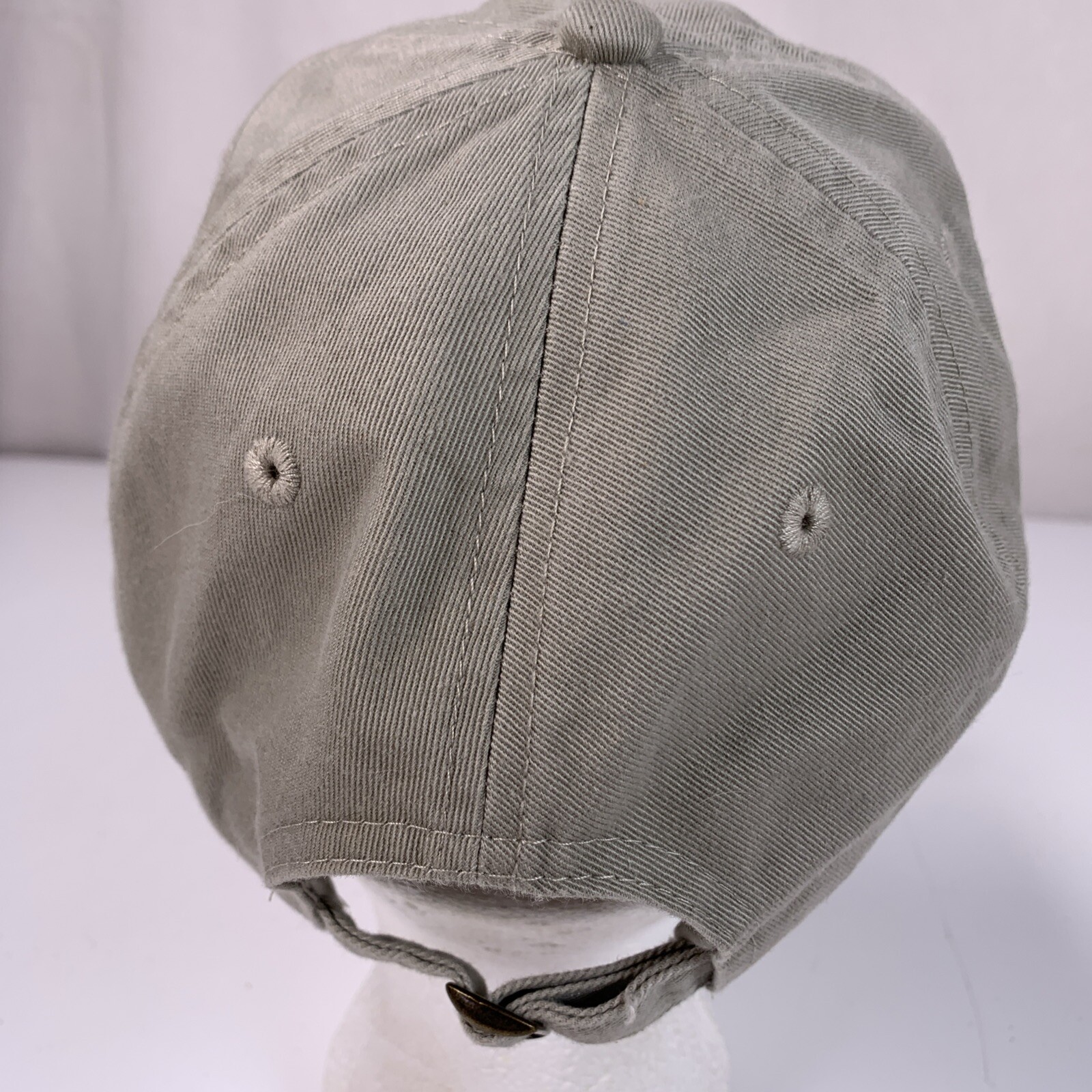 Decky Solid Beige Ball Cap Adjustable Baseball Hat - image 3