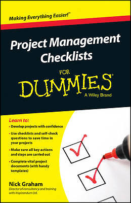 Project Management Checklists For Dummies by Nick Graham (Paperback, 2014)
