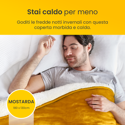 Coperta Riscaldante Elettrica Cosi Home 180x130cm - Pelliccia Sintetica, 9 Livelli Calore, Timer 9h - Foto 4