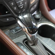Carbon Fiber Print Gear Shift Knob Cover Trim for BUICK Envision 16-20 Encore GX