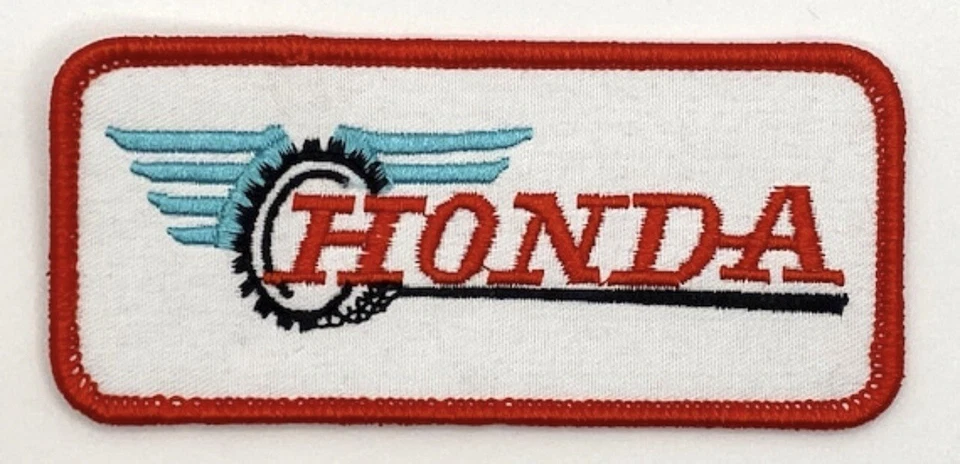 Honda Motorcycles ATV Racing Iron Sew On Patch Retro Vintage Style Hat Cap