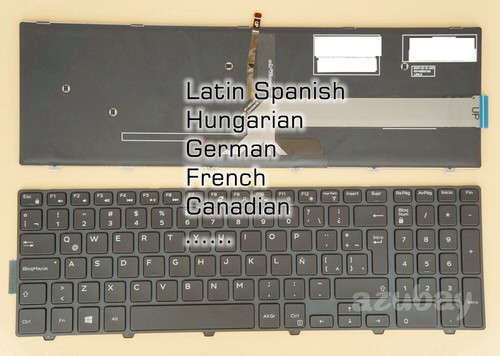 Keyboard for Dell 07TT4J 01K9TG 0H6HJ6 08K8Y0 0R96M2 NSK-LR0BC PK1313G1B14