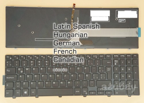 Keyboard for Dell 07TT4J 01K9TG 0H6HJ6 08K8Y0 0R96M2 NSK-LR0BC PK1313G1B14 - 第 1/6 張圖片