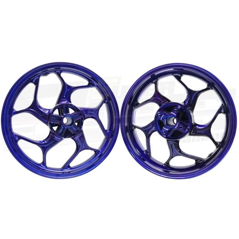 Llantas 250x14,350x14 para Honda MSX-SF, GROM125 azul + buje 3 + rodamiento 4 Foto 4 de 4
