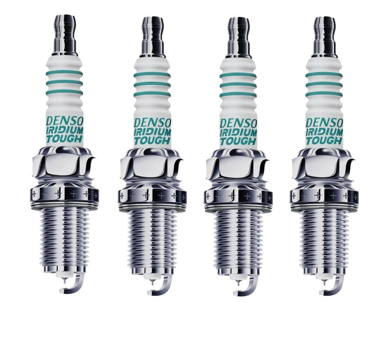 4x DENSO IRIDIUM TOUGH Spark Plug VKH20Y V9110-5639 Long Life High Performance