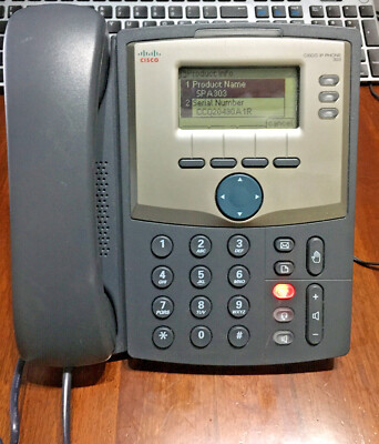 Cisco 303 IP Phone - VoIP Telefon, Schwarz/Grau 
