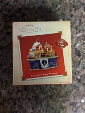 VTG Hallmark Keepsake 2002 Circus Mountain Railroad Music Christmas Ornament NEW