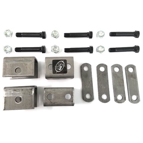 SOUTHWEST WHEEL Trailer Axle Single Hanger Kit for Double Eye Springs