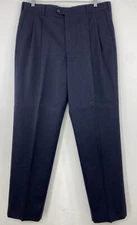 Embassy Square Richman Brothers Wool Slacks Trousers Dress Pants Men’s 36-37x32