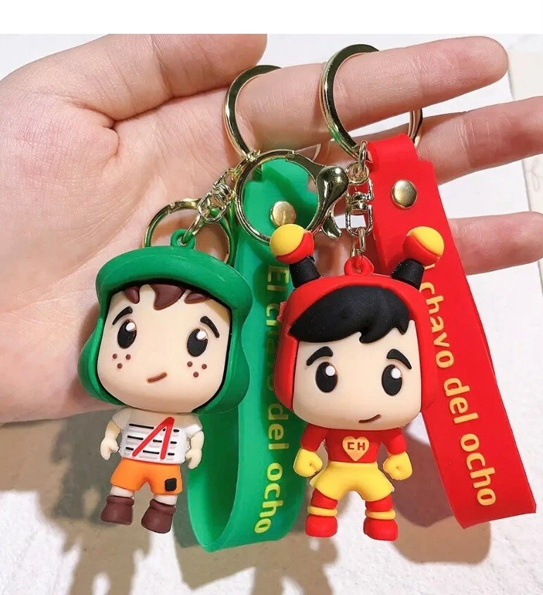 Lote de 6 figuras llavero 3D El Chavo Del Ocho y Chapulin Colorado colección Foto 2 de 4