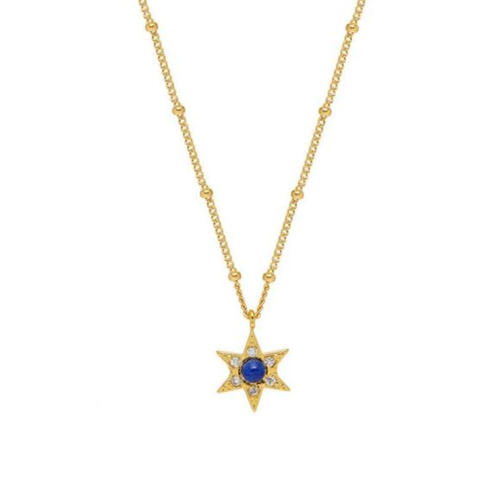 ESTELLA BARTLETT GOLD PLATED LAPIS STAR 