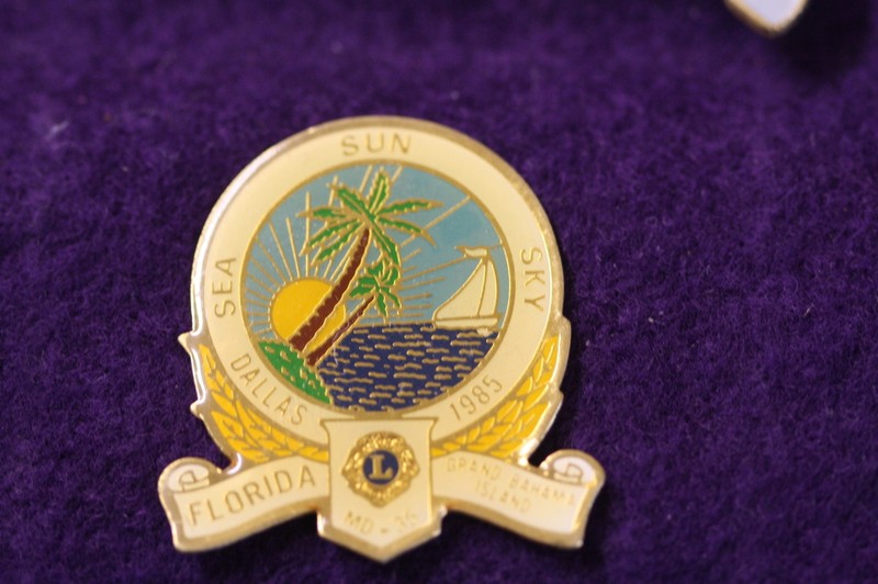 Lions Club Pin FLORIDA 1985