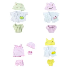 Baby Doll Clothes Fit for Mini 10~13" Reborn Girl Dolls Newborn Outfit