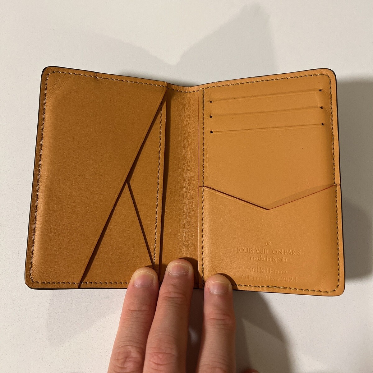 Louis Vuitton Pocket Organizer Wallet “Marque L.Vuitton Déposée