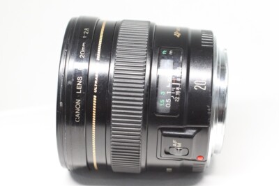 AS IS Canon EF 20mm F/2.8 USM AF Wide Angle Lens Made In Japan | eBay