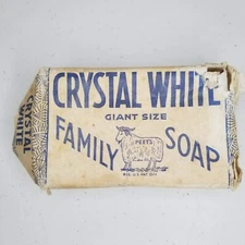 Crystal White Family Soap by Colgate-Palmolive-Peet Vintage Soap New Open Packag