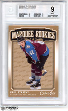 Paul Stastny RC BGS 9: 2006-07 O-Pee-Chee Rookie Card #548. rookie card picture