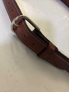 MURRAY Custom Leather Co Throphy Style Belt Measures 61”Buckled At 3rd Hole 57”