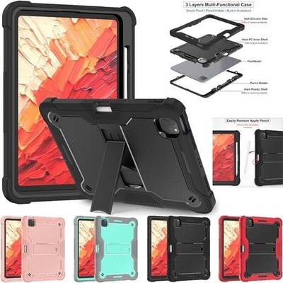 Fr iPad Air Pro 11 inch M2 M4 2024 Case Heavy Duty Shockproof Hard Stand Cover
