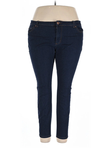 Forever 21 Plus Women Blue Jeggings 20 Plus