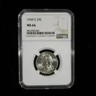 1944-S  25C Washington Quarter Dollar NGC MS66  8671808-001