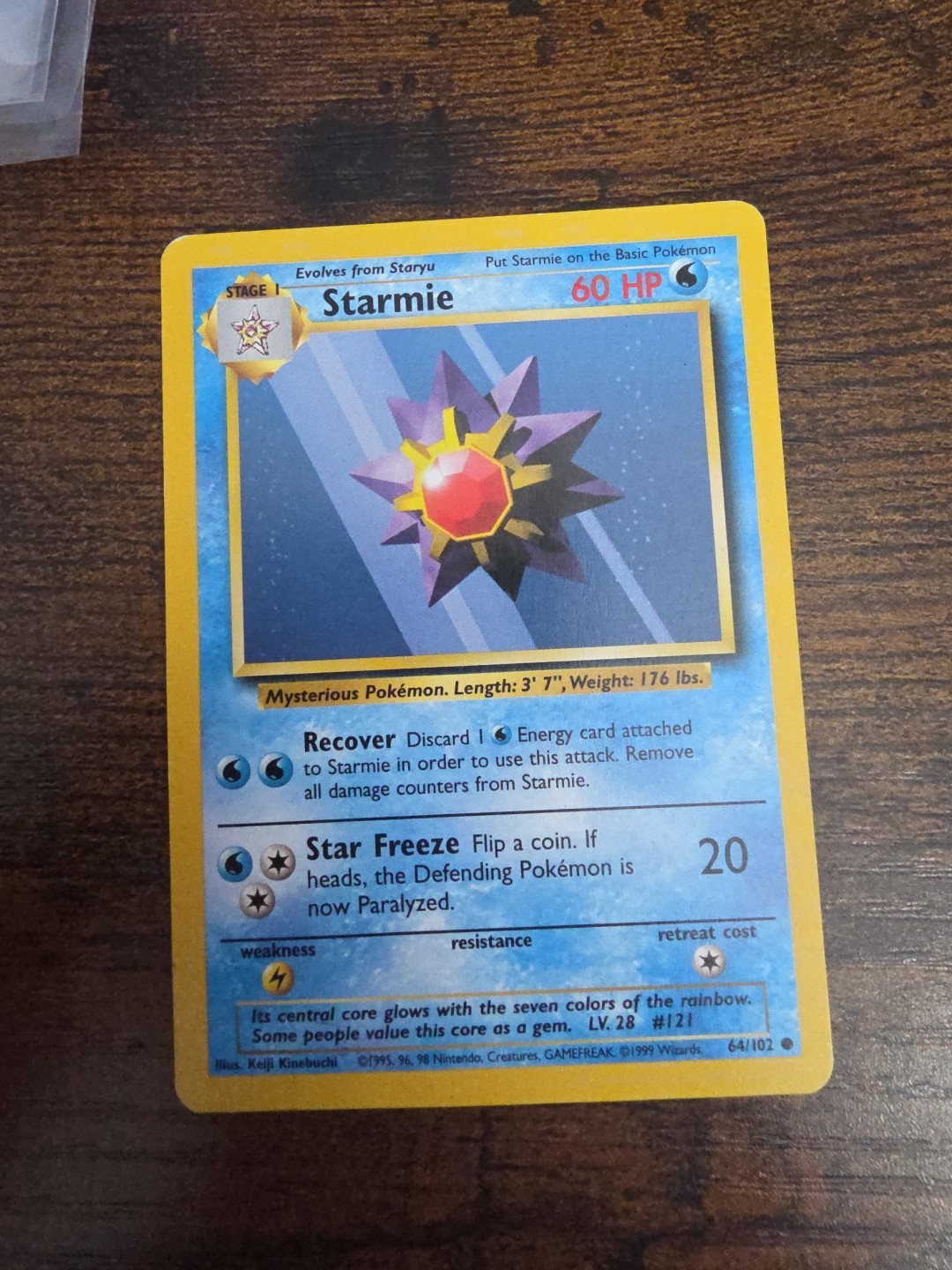 Starmie 64/102 - Base Set Pokemon Card #PKA1