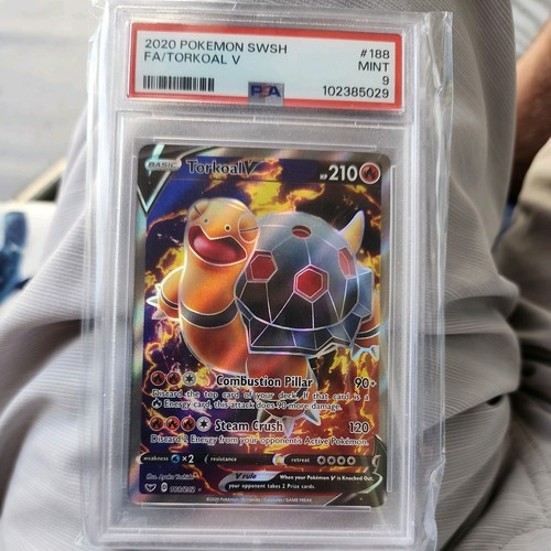 Torkoal V graded PSA 9 for sale on eBay