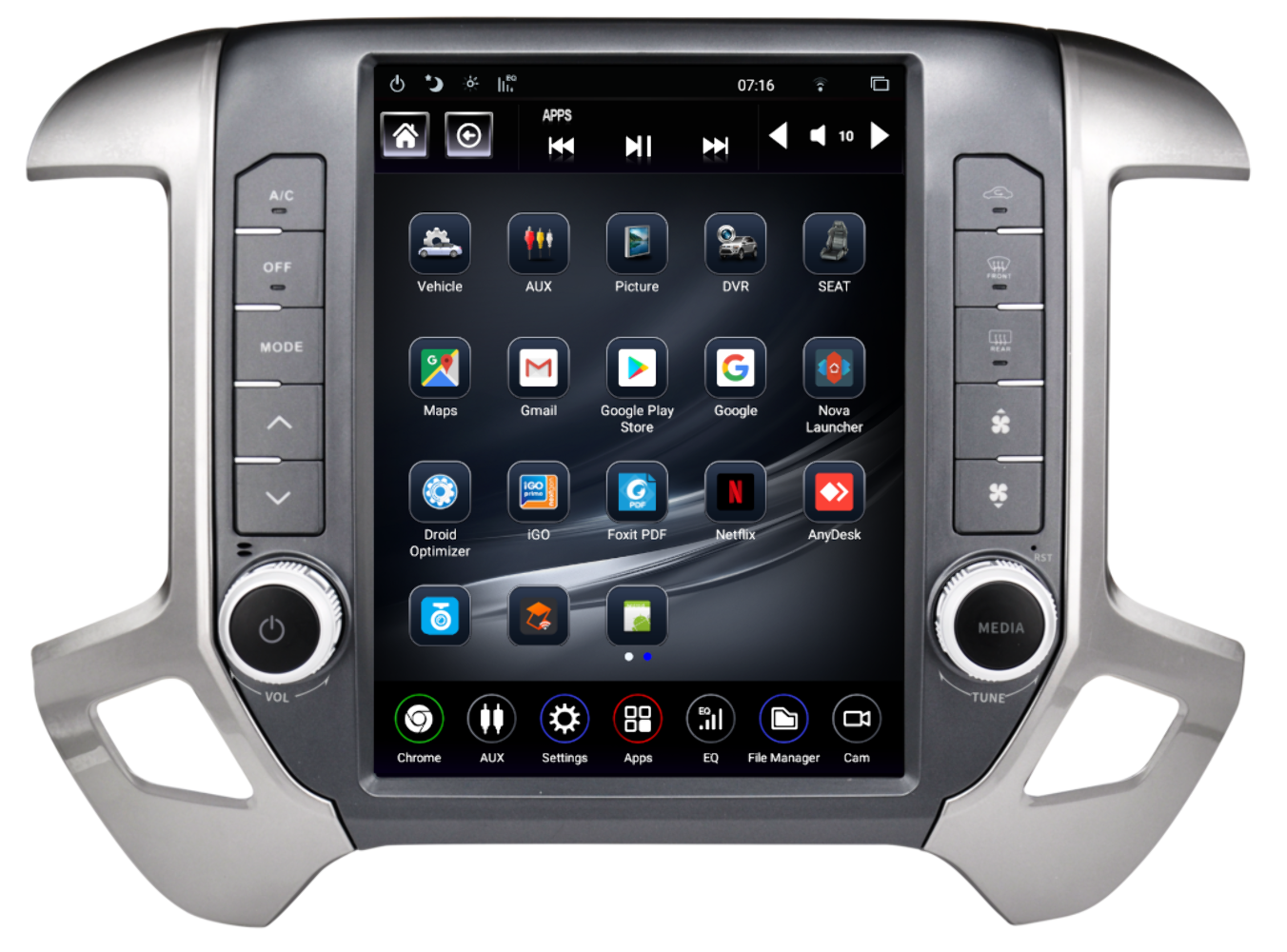 Linkswell - 2014-2018 Chevy Silverado/GMC Sierra Generation 5 T-Style Radio - TS