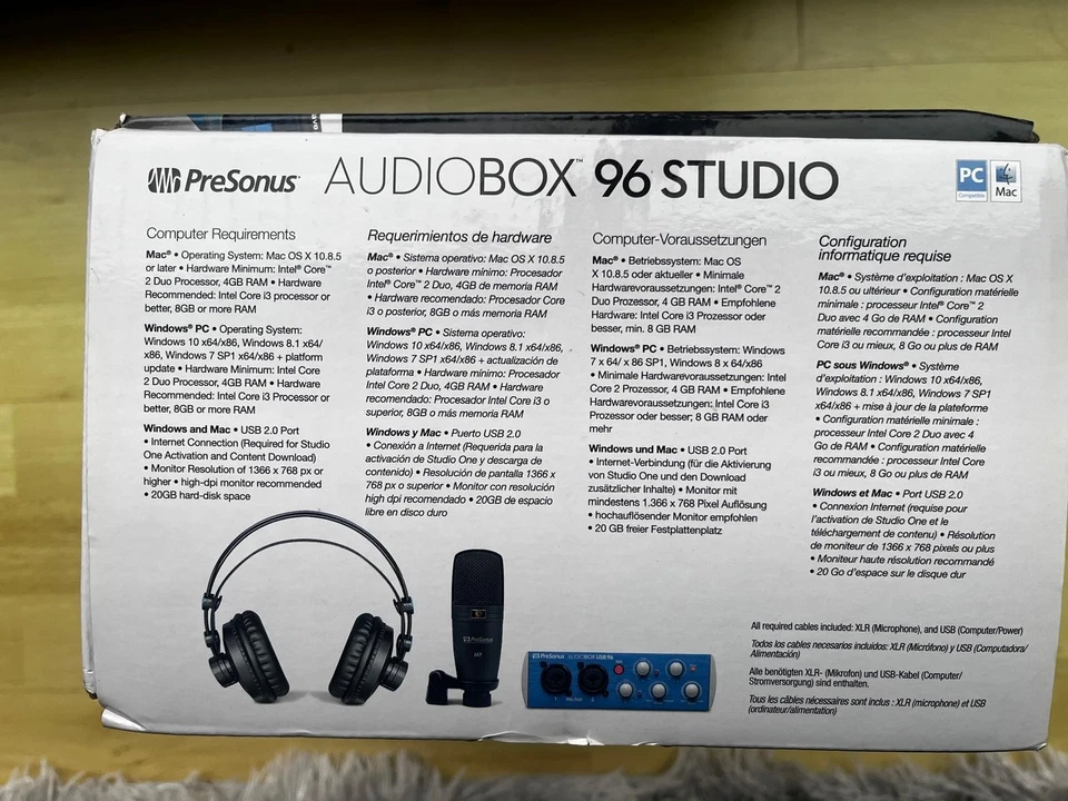Presonus Audiobox 96 Studio Complete Hardware/Software Recording kit - Image 3 of 4