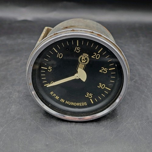 VINTAGE KENWORTH TRUCK TRACTOR TACHOMETER RPM GAUGE 