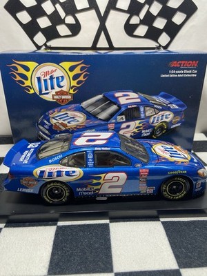 1/24 2000 #2 Rusty Wallace Harley-Davidson Miller Lite Ford Taurus Diecast 