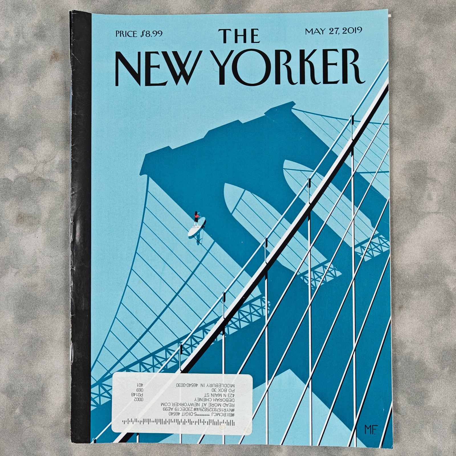 The New Yorker Magazine May 27 2019 Summer Hours Issue VG Brooklyn Bridge Cover