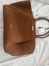 Demellier New York Brown Suede Bag Bnwt