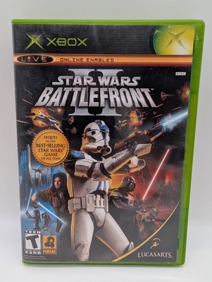 Star Wars: Battlefront II (Xbox, 2004) GOOD W/MANUAL! MAIL IT TOMORROW!