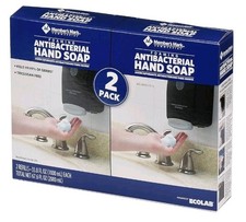 Member's Mark Commercial Foaming Antibacterial Soap 2 Pack Refills, 33.8 Fl. Oz