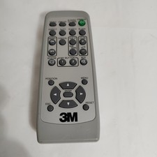 3M X64 LCD Projector Remote Control model 21005B OEM Genuine Tested Works