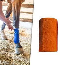 6xVet Wrap for Horses, Athletic Tape, 4 Inch Elastic Non Woven Breathable Horse