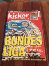 Kicker Bundesliga Sonderheft 2014/2015 mit Stecktabelle, Nachtrag,