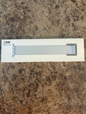 White Solace Paladin Loop SmartWatch Band 42,44,45mm For Apple Watch
