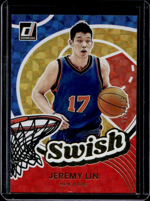 2025-26 Panini Donruss Jeremy Lin Swish Hyper #/125 Knicks