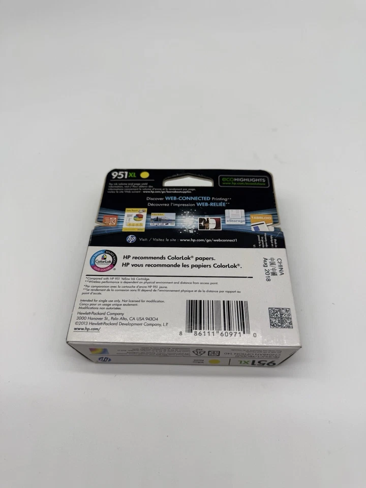 HP 951XL Yellow High Yield Ink Cartridge CN048AN Genuine OEM Sealed - Image 2 of 4