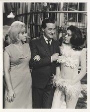 The Avengers Vintage Photo Diana Rigg bare midriff Patrick Macnee Liz Fraser