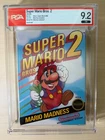 Super Mario Bros 2 - Nintendo NES - Complete In Box - PSA 9.2
