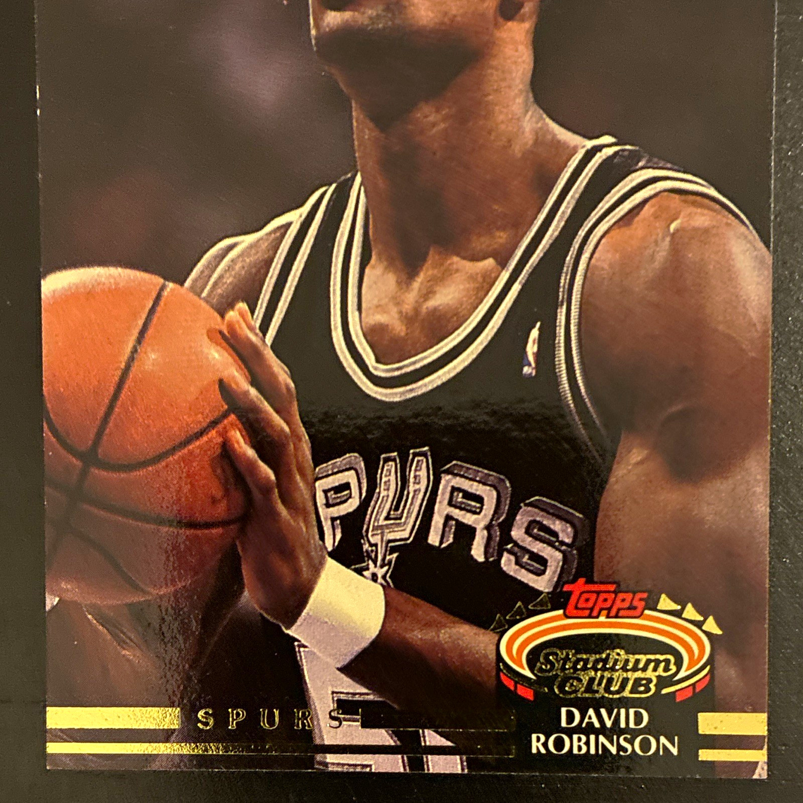 1992-93 Topps Stadium Club - David Robinson Rookie Card #C San Antonio Spurs