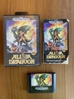 Alisia Dragoon Sega Genesis With Manual Authentic Free Shipping!
