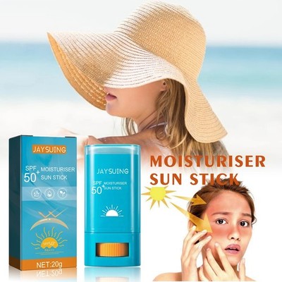 Sunscreen Stick Face Cream Protector Facial Sun Block SPF50 Refreshing Moisturiz