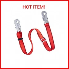 HandAcc Hunting Safety Belt with Adjustable Lanyard, Tree Climbing Belt Restrain